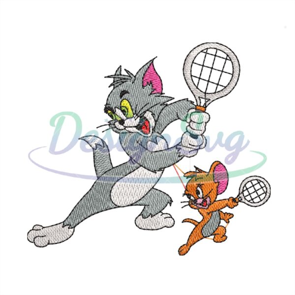 tom-and-jerry-tennis-stars-embroidery