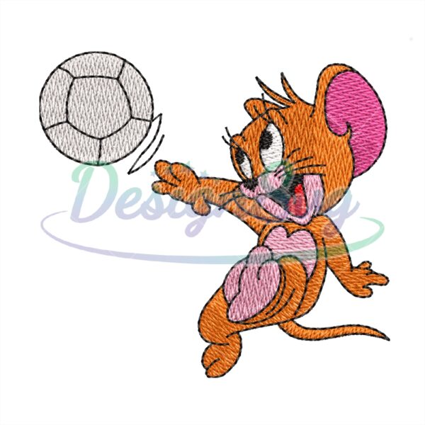 jerry-playing-football-embroidery