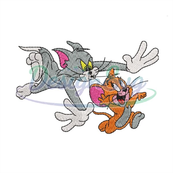 chasing-mouse-tom-and-jerry-embroidery