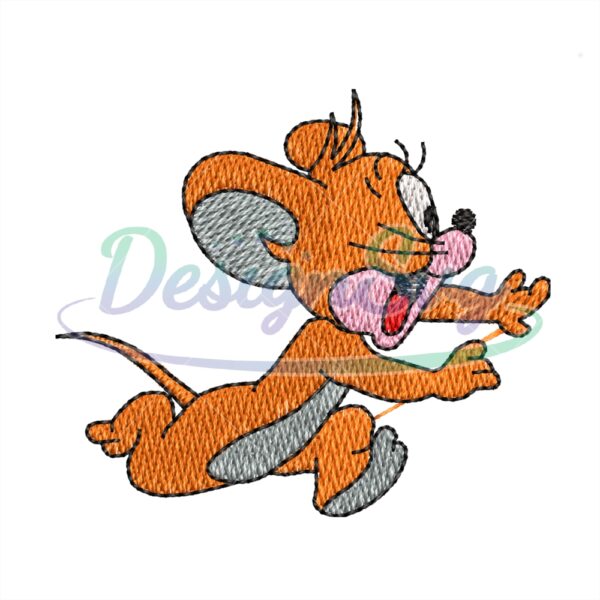 jerry-mouse-being-chased-embroidery