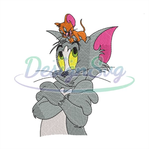 cartoon-tom-and-jerry-embroidery