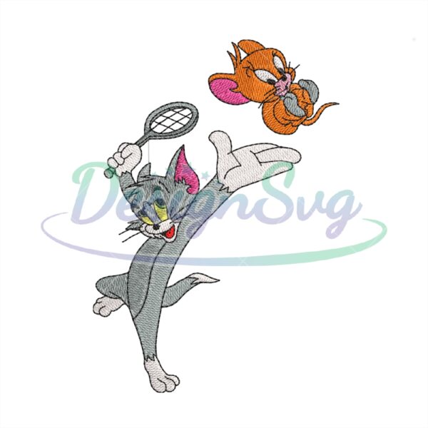 tom-and-jerry-playing-tennis-embroidery