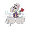 diddl-mouse-flower-embroidery