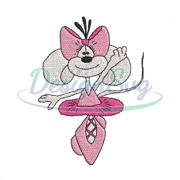 ballerina-pink-mouse-diddlina-embroidery