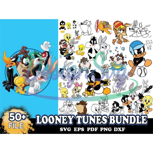50-looney-tunes-bundle-svg-friendship-svg