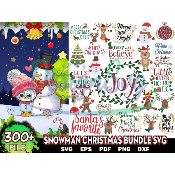 300-snowman-christmas-bundle-svg-christmas-svg-santa-svg-snowman-svg