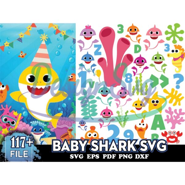 117-baby-shark-svg-cute-shark-svg-elements-svg