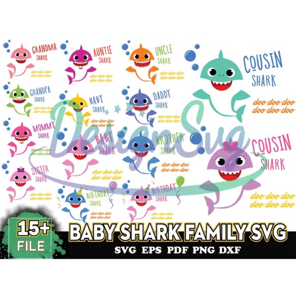 15-baby-shark-family-svg-cute-shark-svg-cartoon-svg