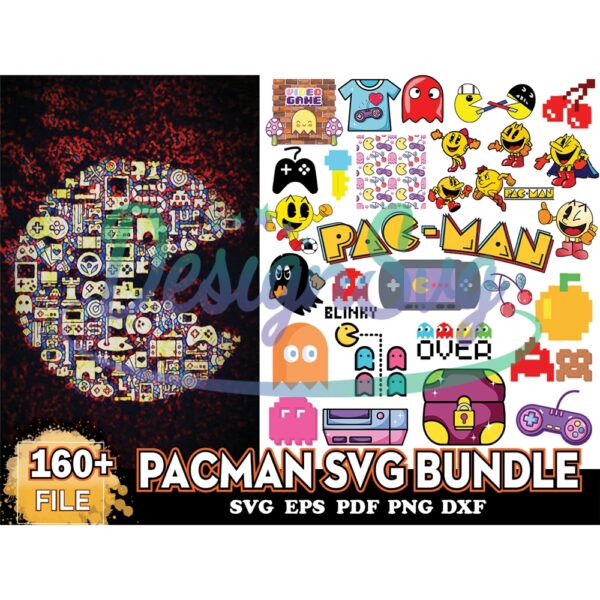 160-files-pacman-svg-bundle-game-over-svg