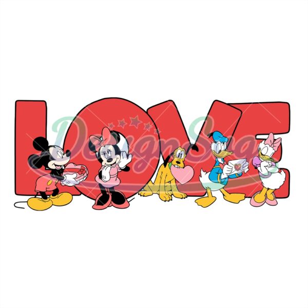 mickey-and-friends-love-valentine-day-svg