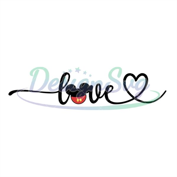 mickey-mouse-love-signature-svg