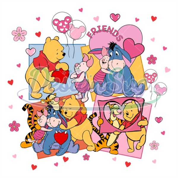 valentine-love-winnie-the-pooh-friends-svg