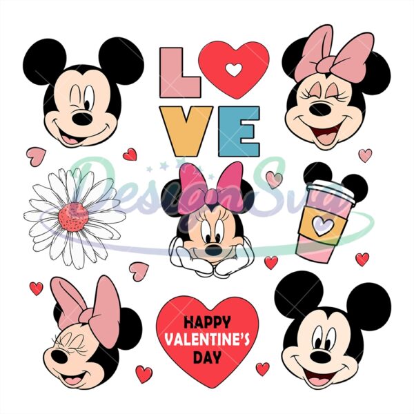 love-coffee-mickey-couple-happy-valentine-day-png
