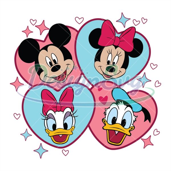 mickey-and-friends-happy-valentine-heart-svg