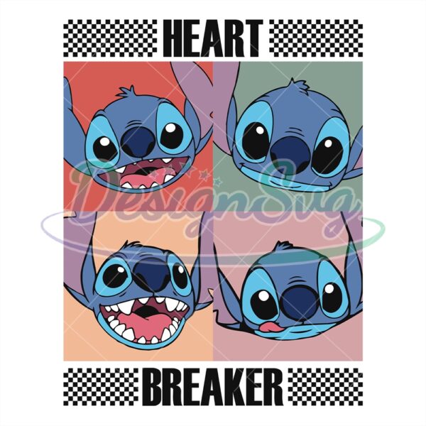heart-breaker-stitch-checkered-valentine-svg