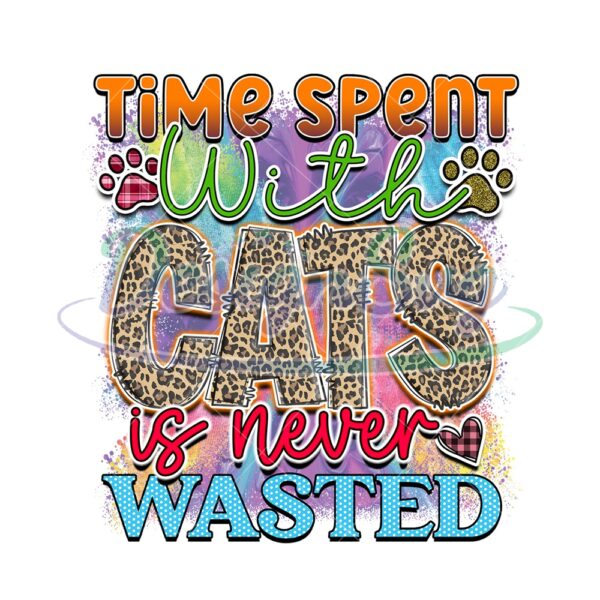 time-spent-with-cats-is-never-wasted-png