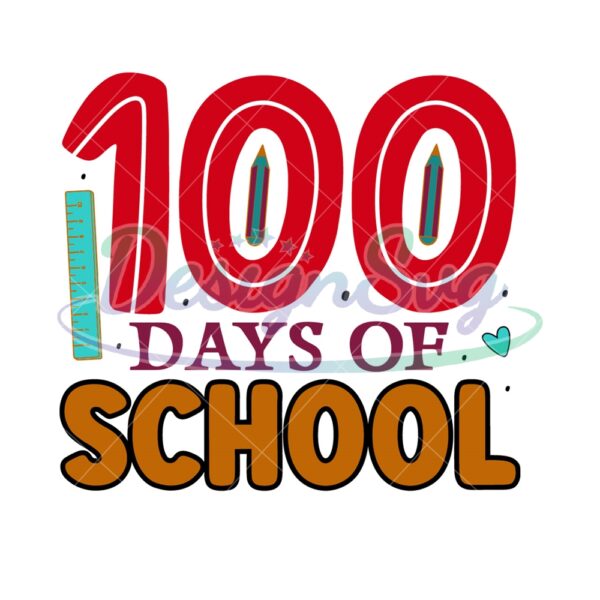 100-days-of-school-digital-png-file