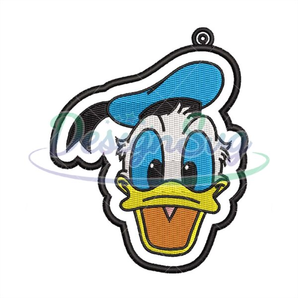 Donald Duck Sticker Embroidery File