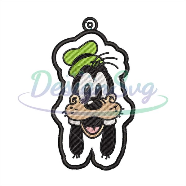 Disney Goofy Sticker Embroidery Design