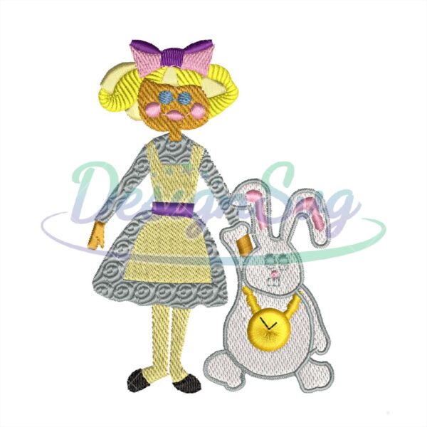 alice-and-mr-white-rabbit-embroidery-png