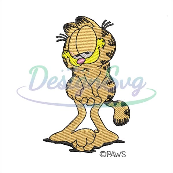 shy-cat-garfield-embroidery-png
