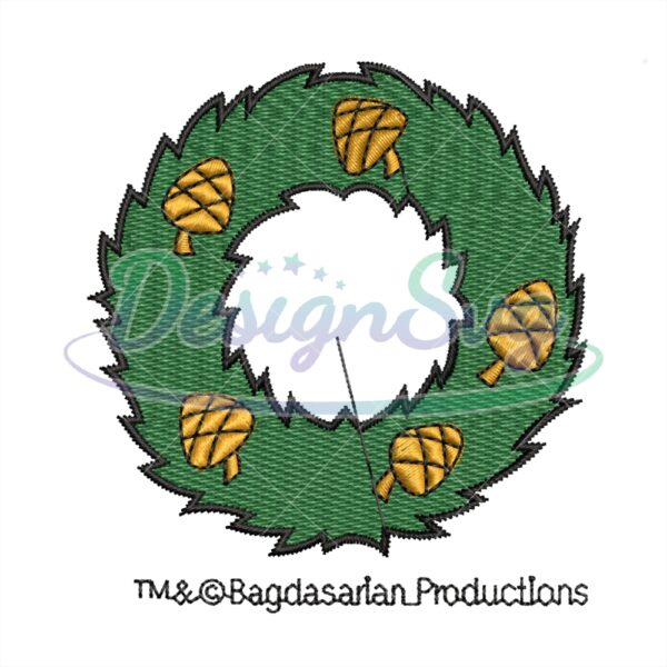 chipmunks-christmas-acorns-wreath-embroidery-png