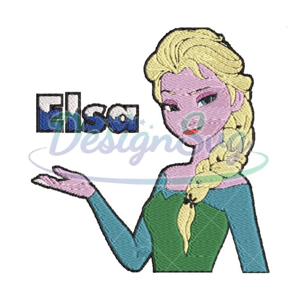 Introducing Frozen Princess Elsa Embroidery