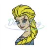 Elsa Frozen Princess Embroidery File
