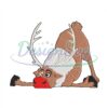 Frozen Reindeer Sven Embroidery Design