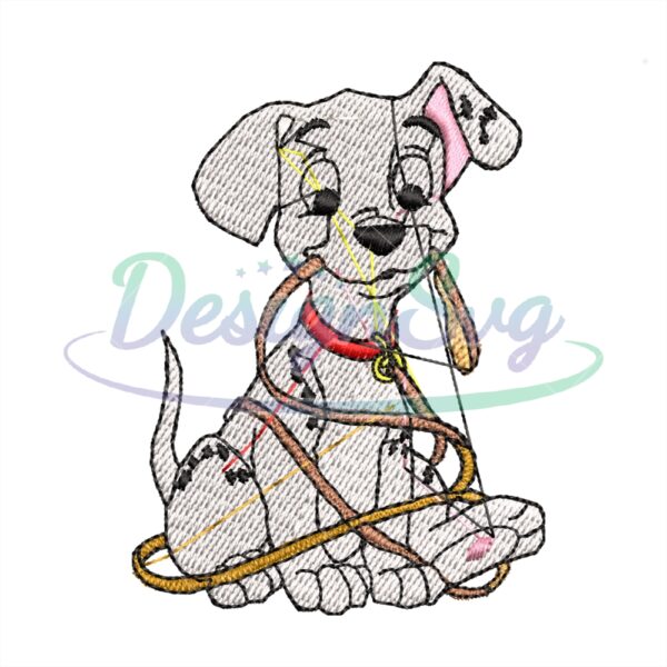 dalmatian-puppy-and-leash-embroidery-png