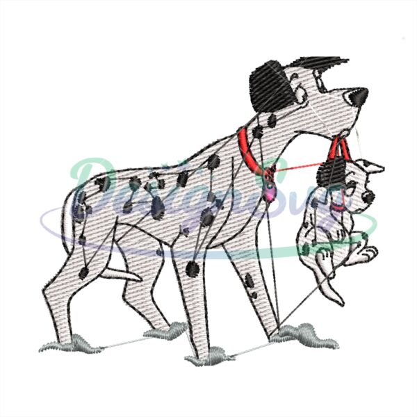 dalmatian-dad-and-puppy-embroidery-png