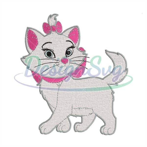 marie-the-aristocats-white-kitten-embroidery-png