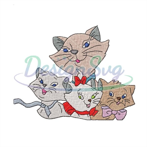 aristocats-kitten-family-embroidery-png