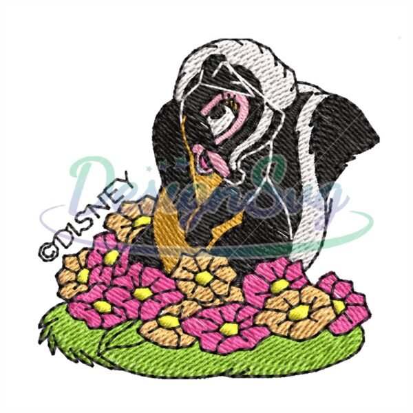 little-skunk-flower-embroidery-png