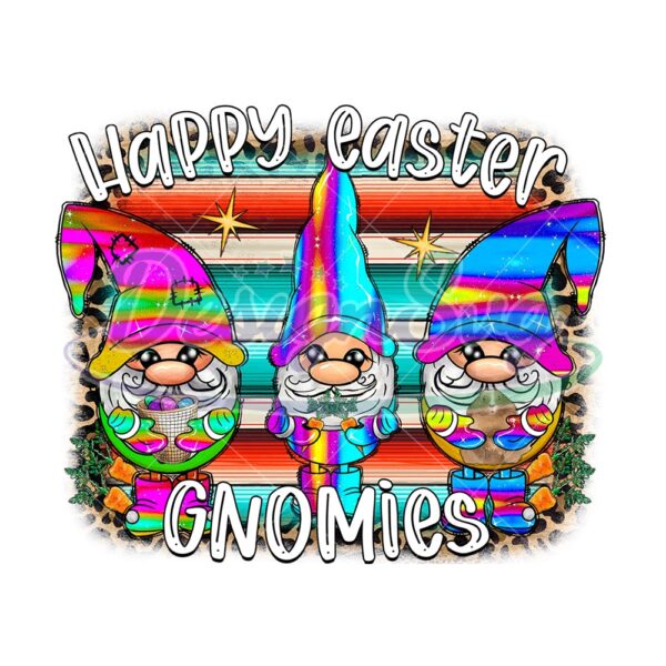 Pride Happy Easter Day Gnomies Bunny PNG