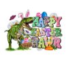 Happy Easter Rawr Tyrannosaurus Rex PNG