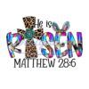 He Is Risen Feat Mathew 28:6 Easter Day PNG