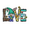 Bunny Gnome Holding Egg Love Easter Day PNG