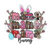 Western Mama Bunny Happy Easter Day PNG