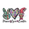 Peace Love Easter Happy Easter Day Gnome PNG