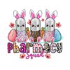 Pharmacy Squad Easter Day Bunny Ears PNG