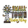 Small Town Easter Day Bunny Windmill PNG