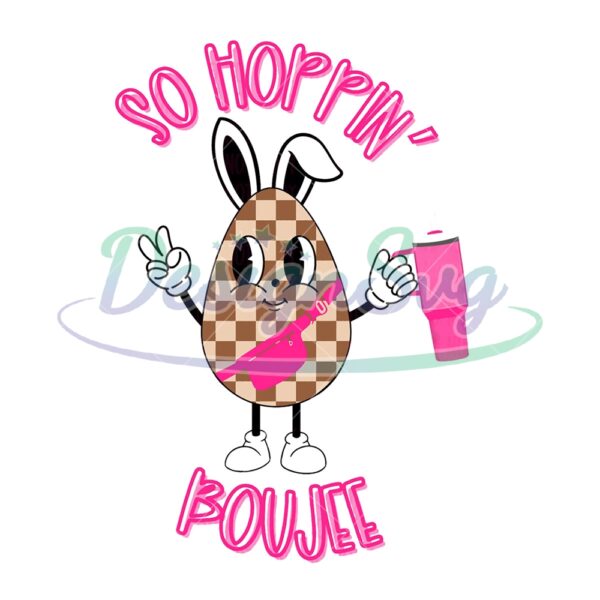 So Hopping Boujee Bunny Ears PNG