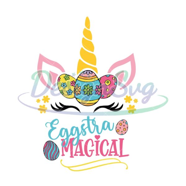 Eggstra Magical Unicorn PNG