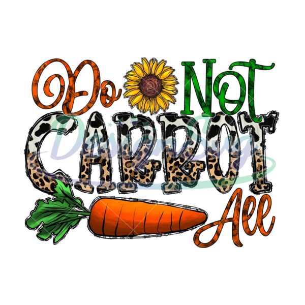 Do Not Carrot All Leopard PNG