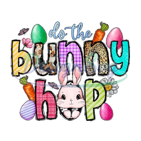 Easter Day Do The Bunny Hop Rabbit PNG