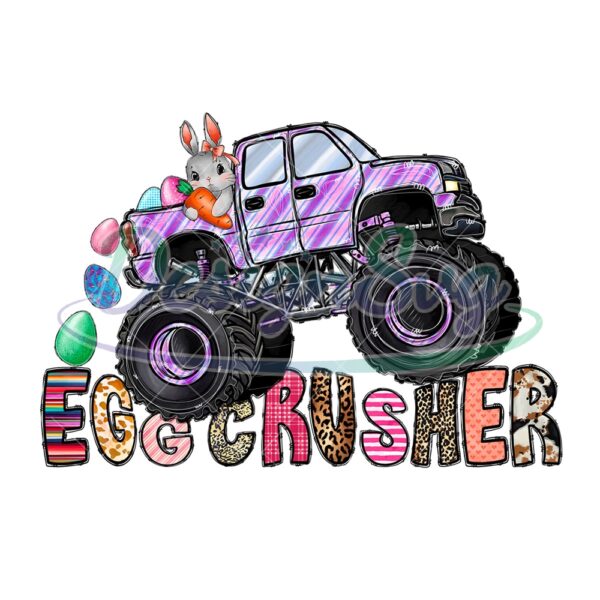 Eggs Crusher Bunny Monster Truck PNG