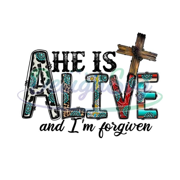 He Is Alive Easter Day PNG
