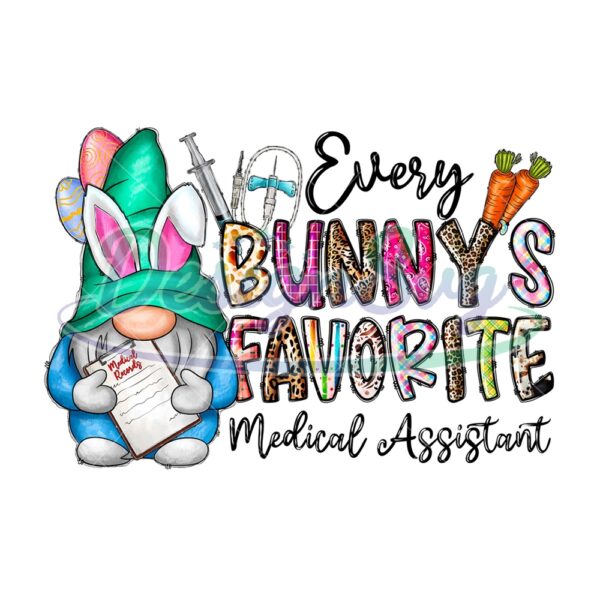 Every Bunny's Favorite Medical Assistant PNG