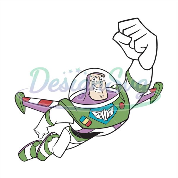Flying Buzz Lightyear Toy Story SVG